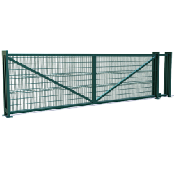 Ворота откатные рельсового типа